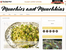 Tablet Screenshot of munchiesandmunchkins.com